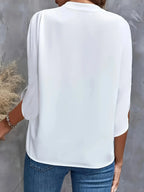 Chemise col en V Élégante et décontractées