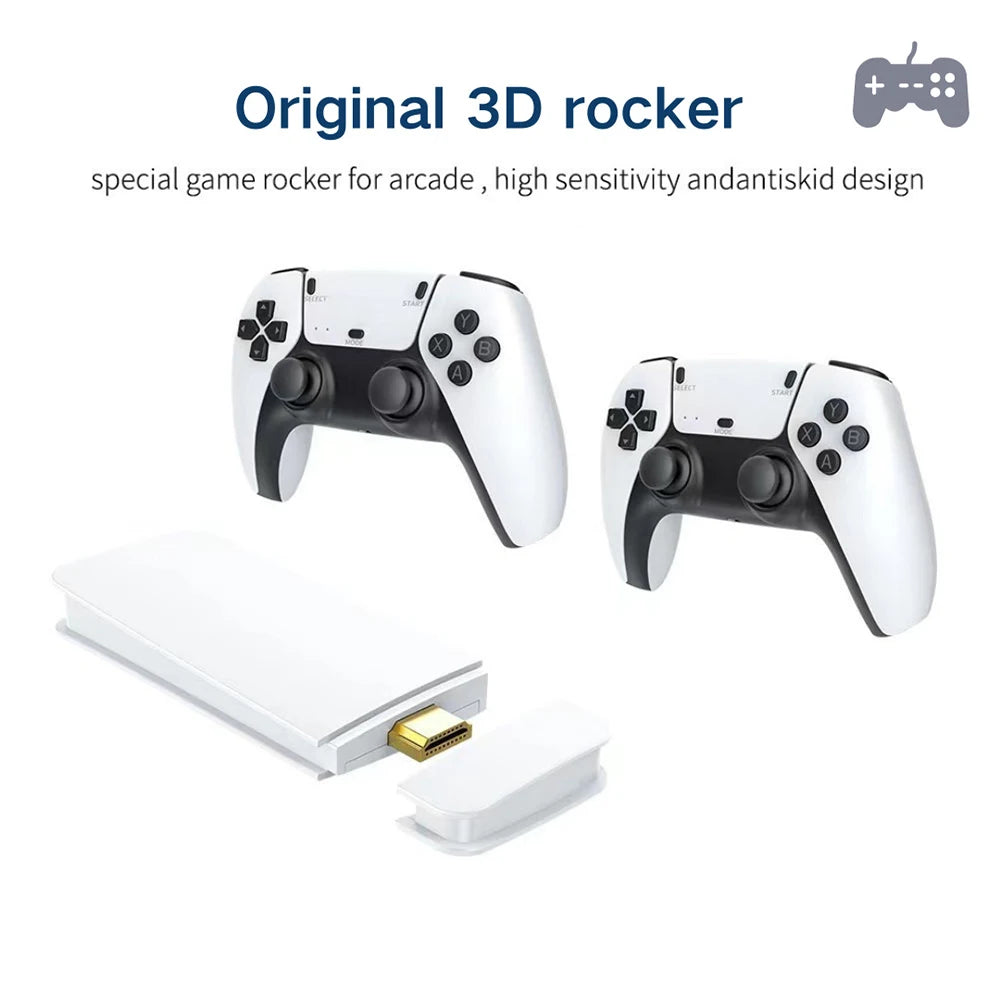 Console de jeux vidéo M15 64 Go avec 3/40000 jeux intégré