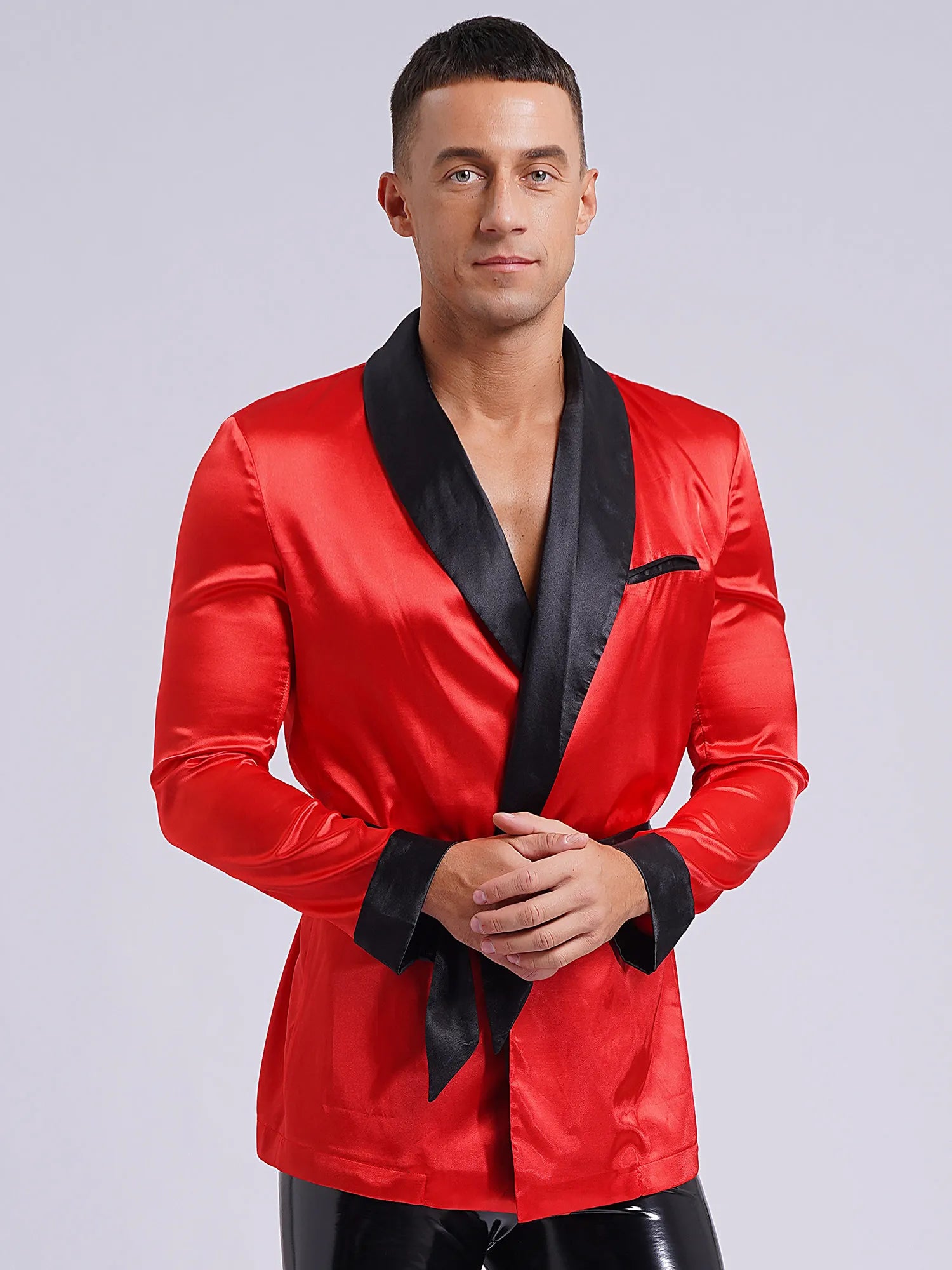 Robe de nuit à col en V