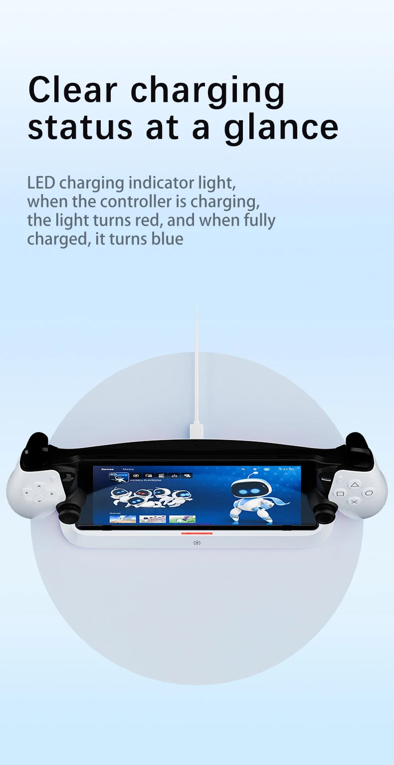 Station de recharge HONCAM pour PlayStation Portal 7