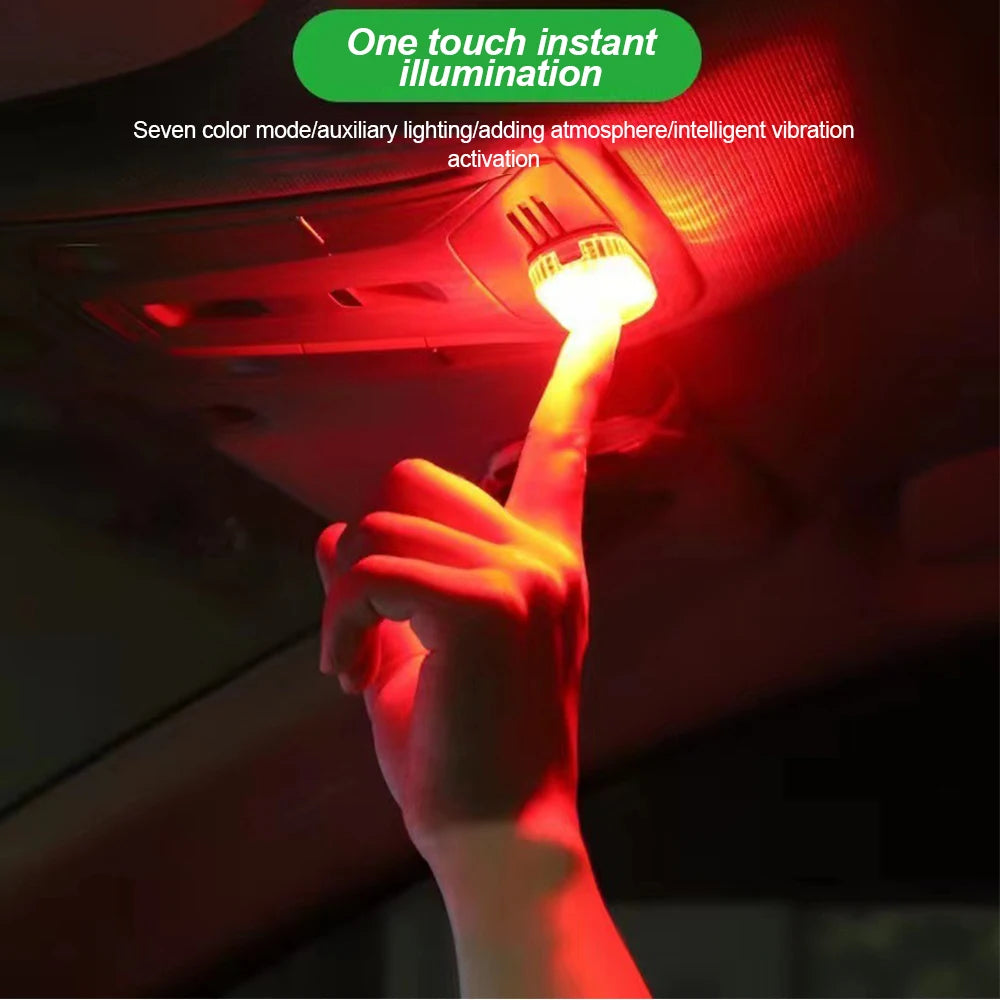 Lumières de voiture multicolores sans fil LED rechargeable