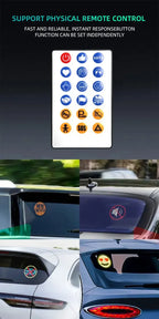 Affichage LED pour voiture écran Pixel Art,  contrôle via application
