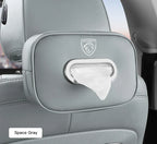 Boîte à mouchoirs en cuir