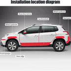 Autocollant de voiture en fibre de carbone 3D