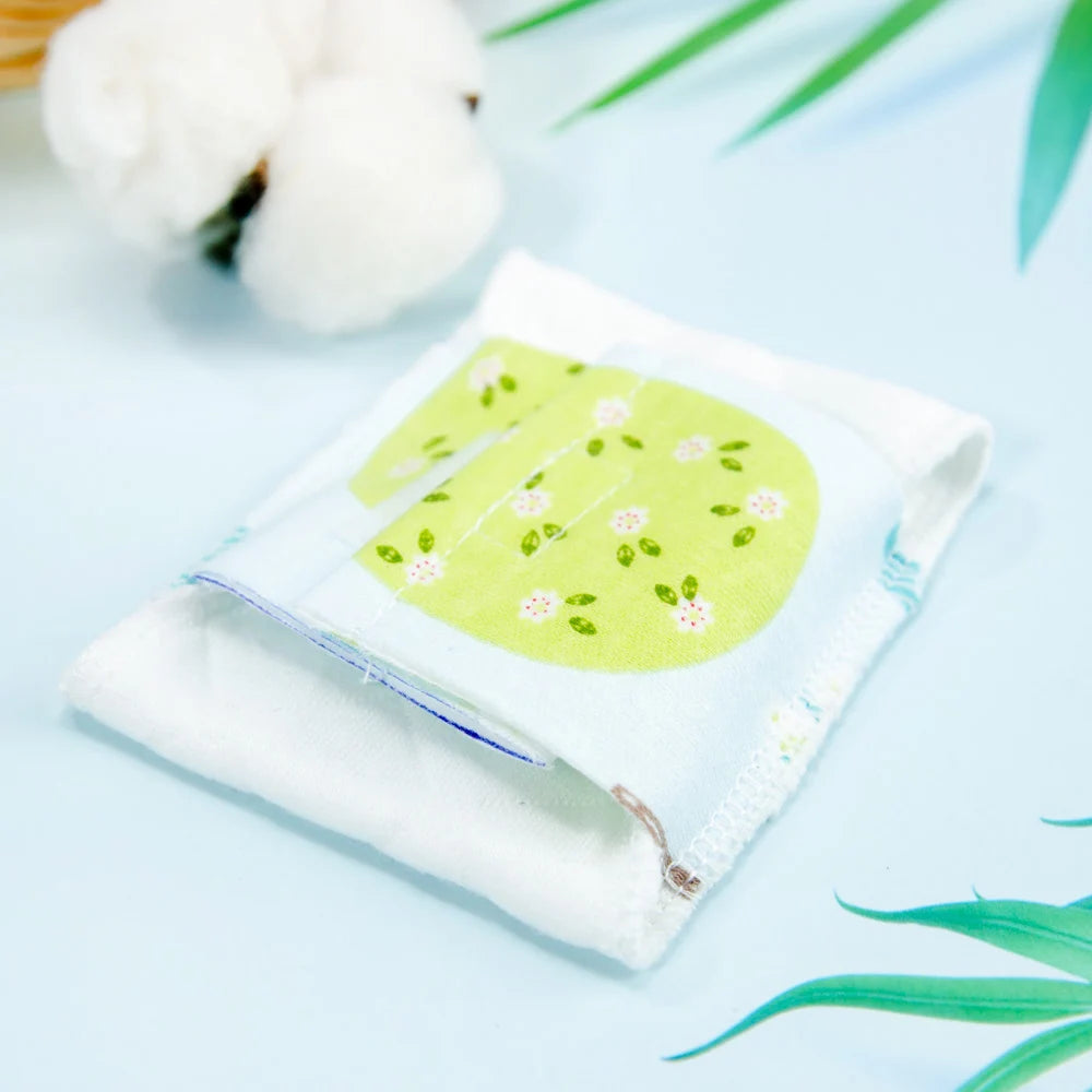 Serviettes hygiéniques  réutilisables  menstruels imperméables 100 % coton,