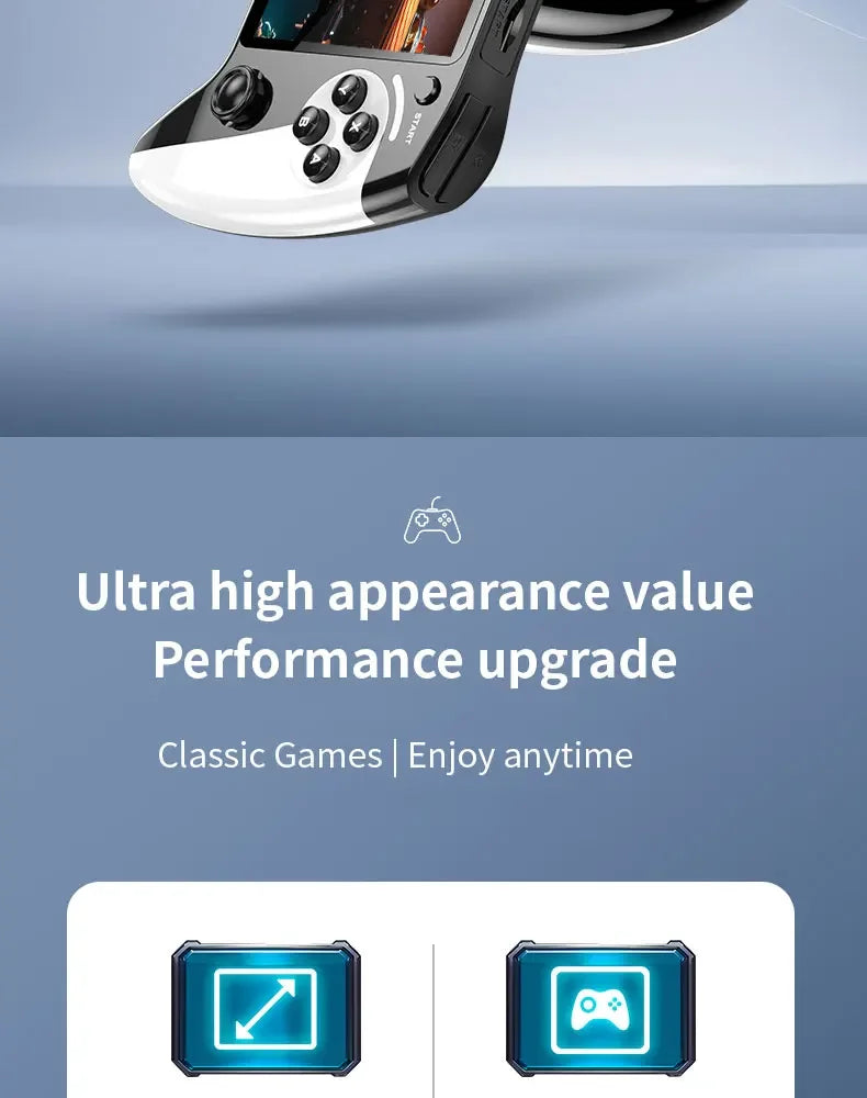 Console de jeux vidéo portable X9 Retro, écran IPS 5,5 pouces