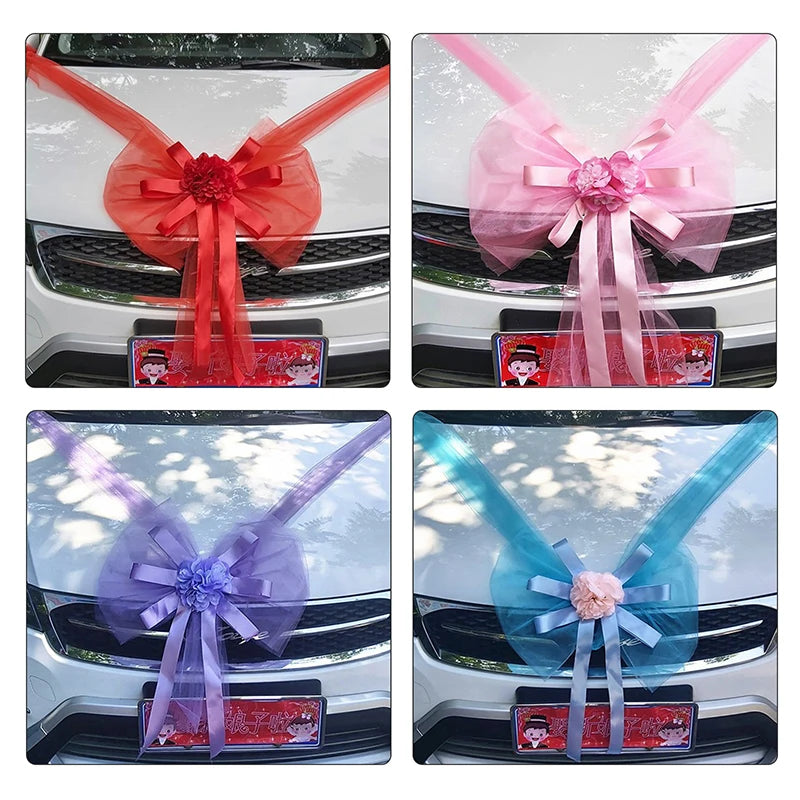 Décoration de voiture de mariage