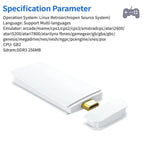 Console de jeux vidéo M15 64 Go avec 3/40000 jeux intégré