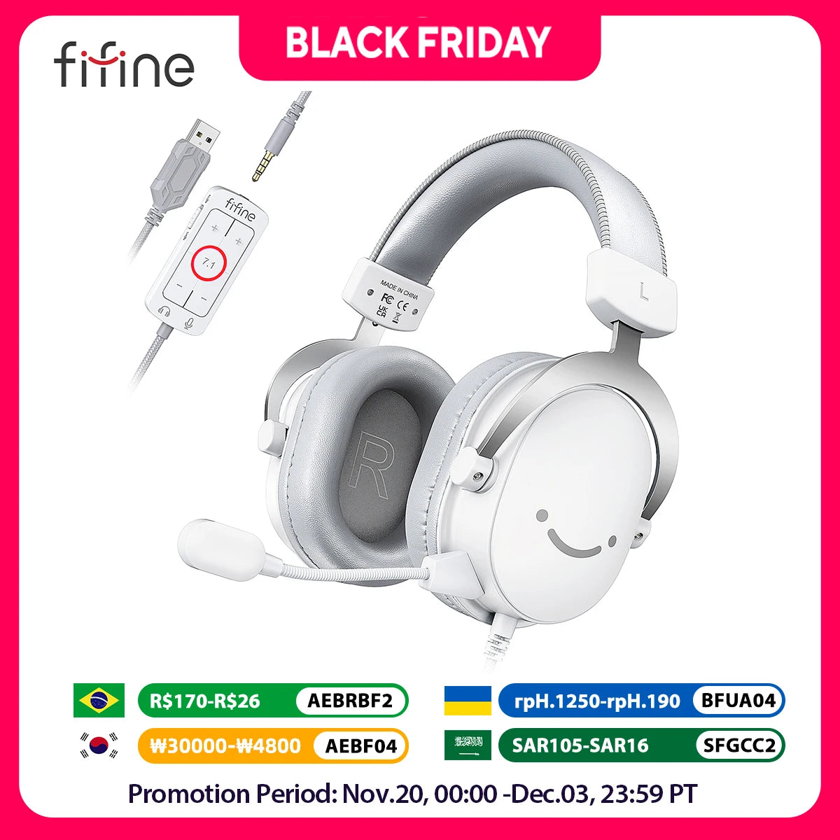 Casque de jeu USB FIFINE