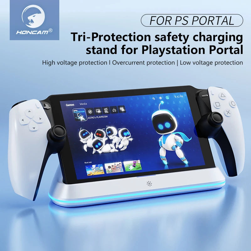 Station de recharge HONCAM pour PlayStation Portal 7