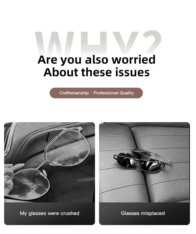 Support de lunettes de soleil