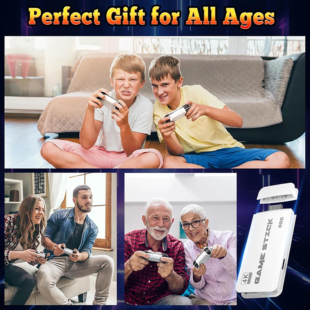 Console de jeux vidéo M15 64 Go avec 3/40000 jeux intégré