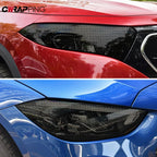 Autocollant pour phare de voiture en vinyle perforé, étanche, anti-rayures