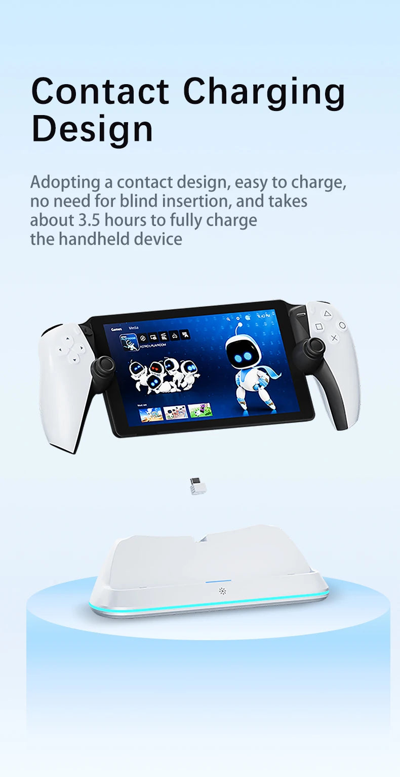 Station de recharge HONCAM pour PlayStation Portal 7