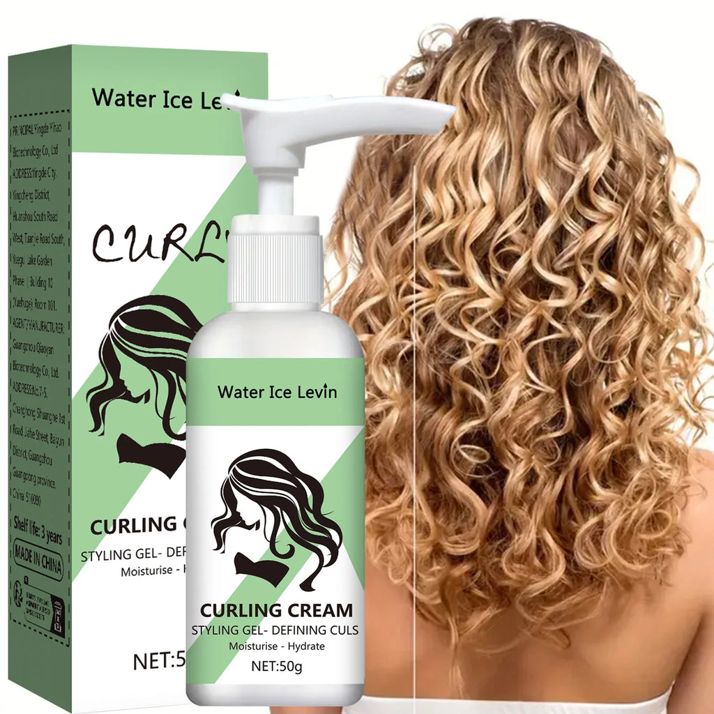Crème  pour cheveux bouclés, formule hydratante