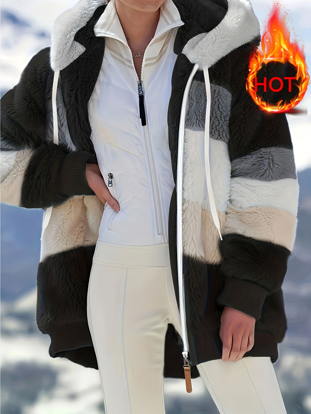 Manteau  multi-couleur