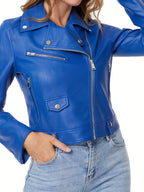 Veste en cuir synthétique