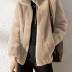 Manteau Teddy à cordon