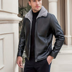 Veste en cuir synthétique